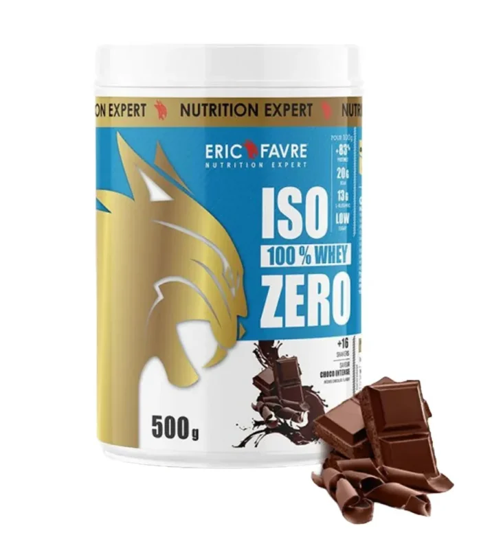 Eric Favre Iso Zero 100 % Whey Protéine Choco Intense 500 g