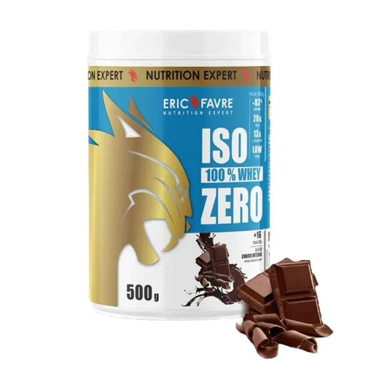 Eric Favre Iso Zero 100 % Whey Protéine Choco Intense 500 g