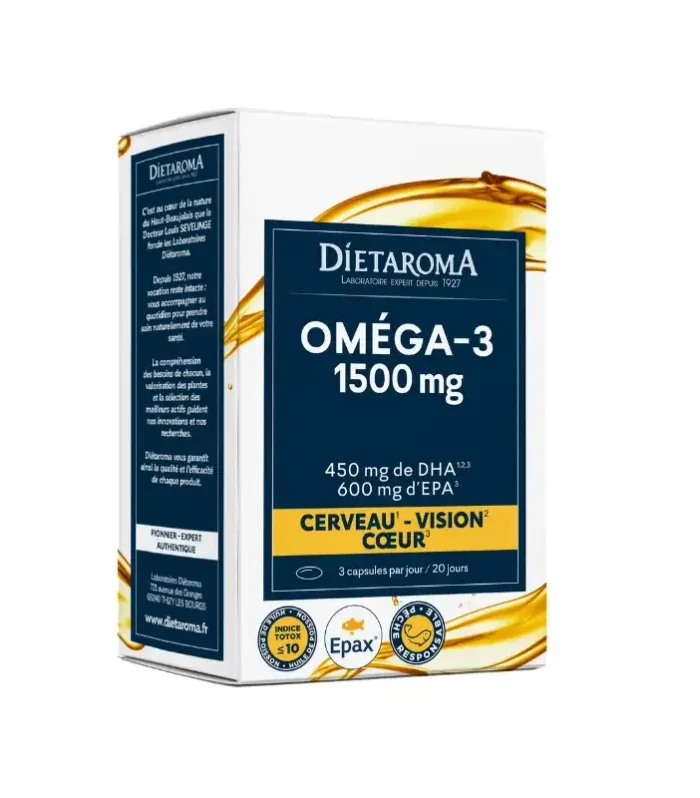 DIETAROMA OMEGA 3 1500 MG 60 CAPSULES