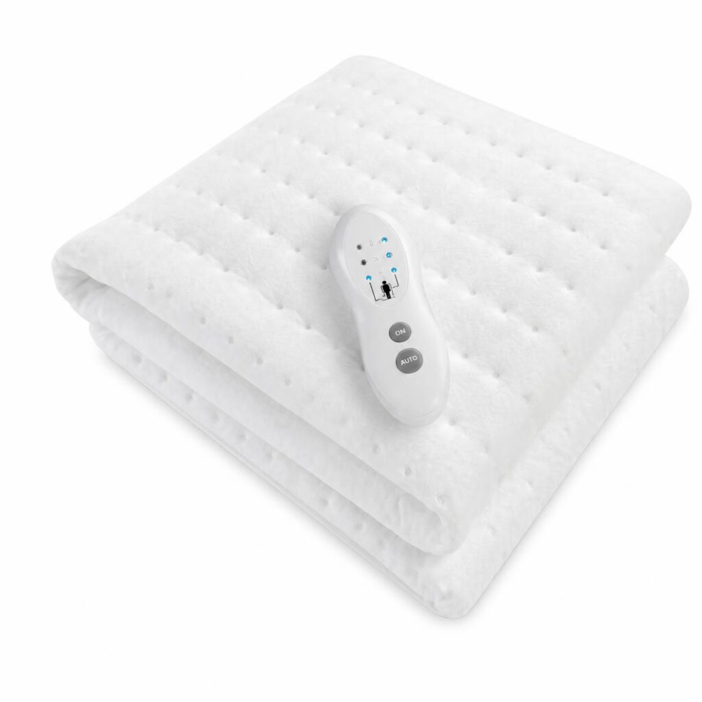 Surmatelas Chauffant Électrique 150 × 80 cm – 3 Niveaux de Chaleur