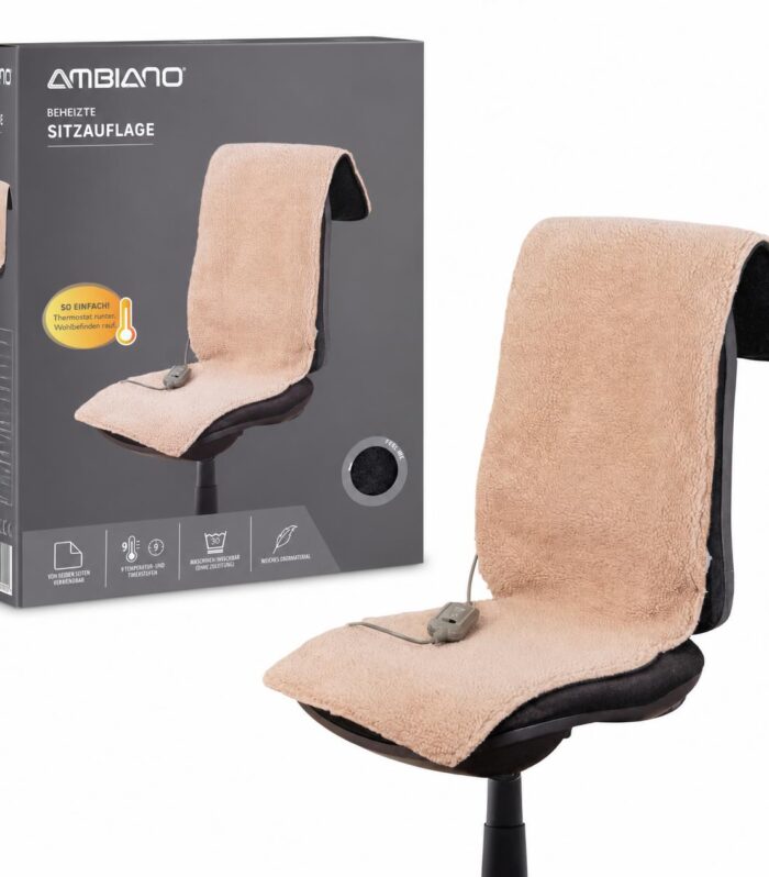 AMBIANO Coussin Chauffant pour Chaise